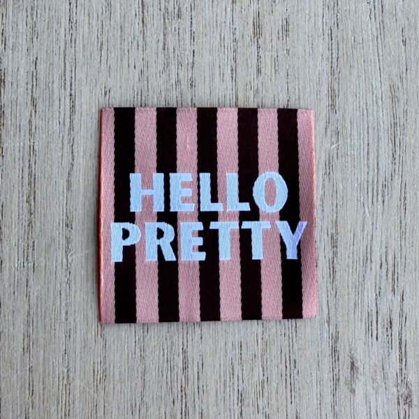 Label Hello Pretty - SewNique