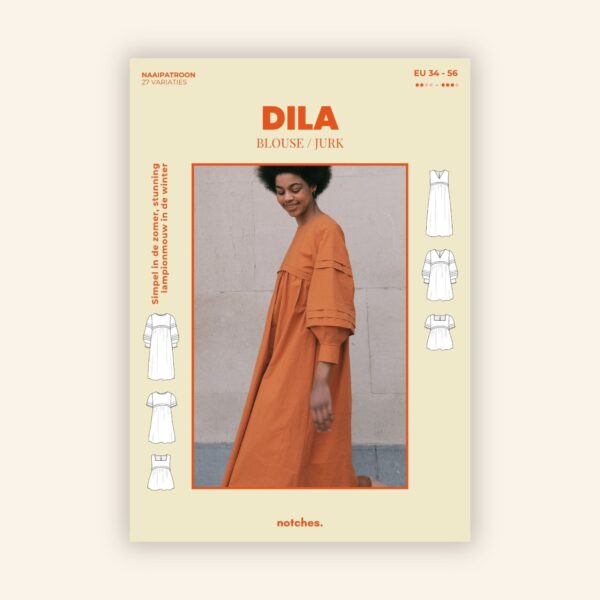 Dila blouse en jurk - Notches
