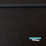 Donkergrijs met roze krijtstreepje A La Ville – viscose polyester – foto 2