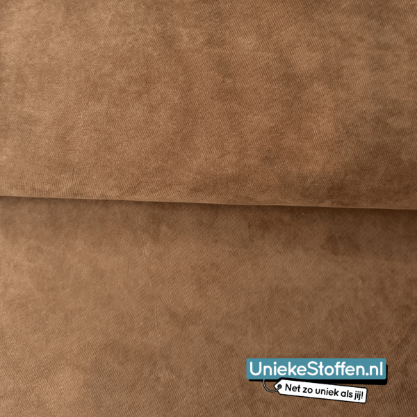 Twill bruin – A La Ville – corduroy rekbaar